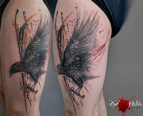 abstract raven tattoo|36 Abstract tats ideas 